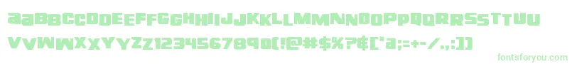 righthandlukestag Font – Green Fonts on White Background