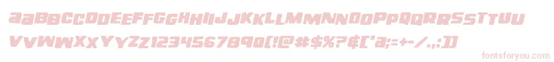 righthandlukestagital Font – Pink Fonts on White Background