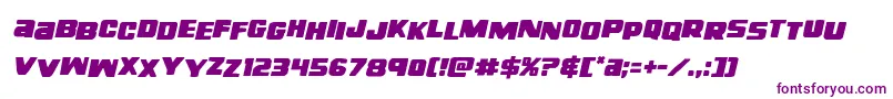 Шрифт righthandlukestagital – фиолетовые шрифты на белом фоне