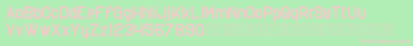 Rimini PersonalUse Font – Pink Fonts on Green Background