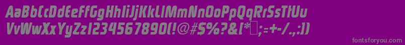 Weitere Informationen zur Rinehart Bold Oblique-Schriftart Rinehart Bold Oblique-Schriftart – Graue Schriften auf violettem Hintergrund