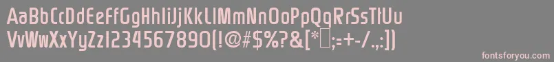 Rinehart Font – Pink Fonts on Gray Background