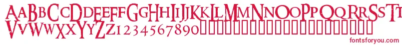 フォントRINGM    – 赤い文字