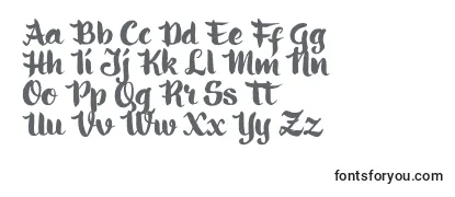 Ringotube script Font
