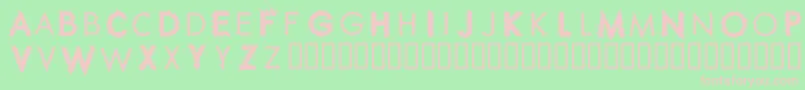 RIPPC    Font – Pink Fonts on Green Background