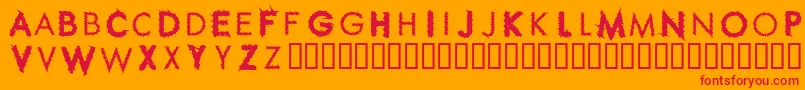 RIPPC    Font – Red Fonts on Orange Background