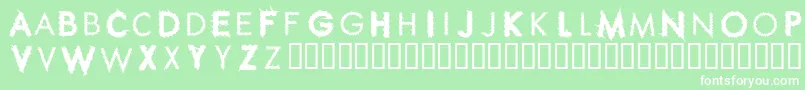 RIPPC    Font – White Fonts on Green Background