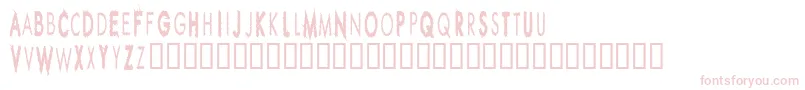 RIPPCUC  Font – Pink Fonts on White Background