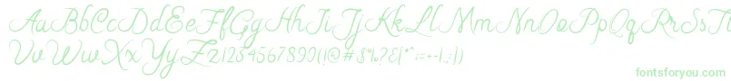 Riska Script Font – Green Fonts