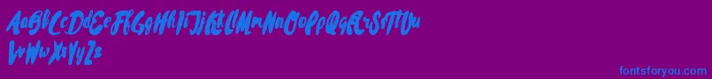 Подробнее о шрифте Rissa Typeface Demo Шрифт Rissa Typeface Demo – синие шрифты на фиолетовом фоне
