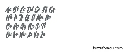 Schriftart Rissa Typeface Demo