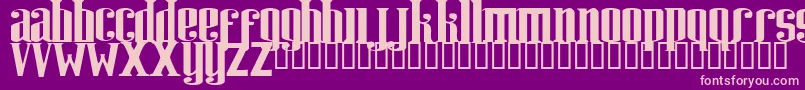 RIWEUK   Font – Pink Fonts on Purple Background