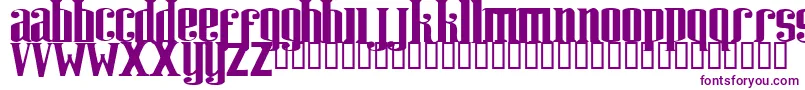 RIWEUK   Font – Purple Fonts on White Background