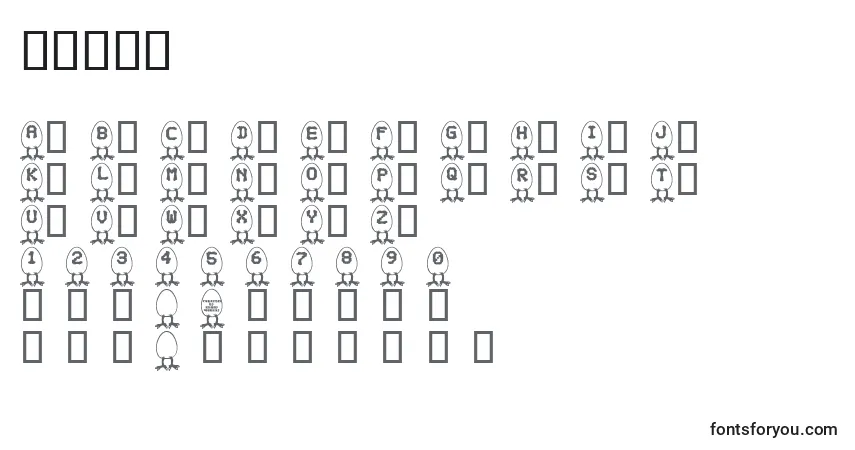 Schriftart Rmegg    (138792) – Alphabet, Zahlen, spezielle Symbole