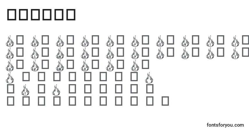 Rmfire   (138793)-fontti – aakkoset, numerot, erikoismerkit