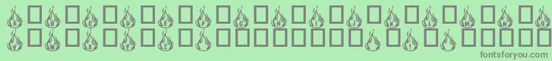 rmfire   Font – Gray Fonts on Green Background
