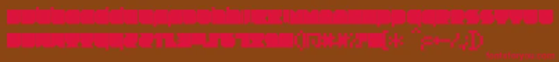 RNSTNT   Font – Red Fonts on Brown Background