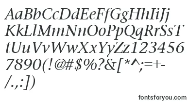 PrudentialItalic font – regular Fonts
