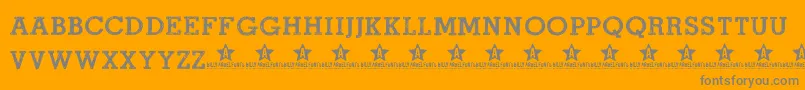 Más sobre la fuente ROADMOVIE TRIAL fuente ROADMOVIE TRIAL – Fuentes Grises Sobre Fondo Naranja