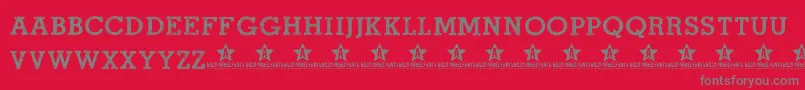 ROADMOVIE TRIAL    Font – Gray Fonts on Red Background