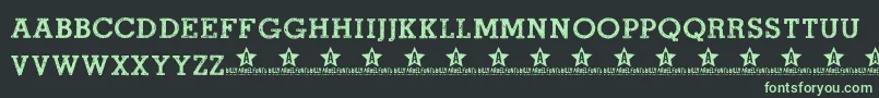 ROADMOVIE TRIAL    Font – Green Fonts on Black Background