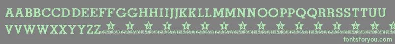ROADMOVIE TRIAL    Font – Green Fonts on Gray Background