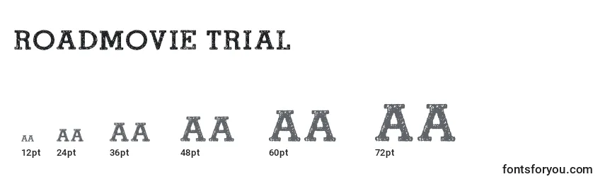 ROADMOVIE TRIAL    Font Sizes