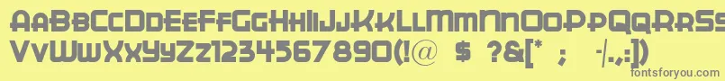 Подробнее о шрифте Cuppajoe Шрифт Cuppajoe – серые шрифты на жёлтом фоне
