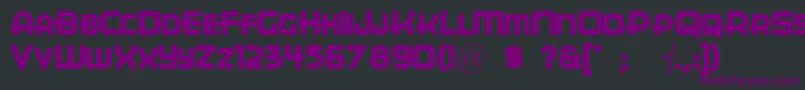 Cuppajoe Font – Purple Fonts on Black Background