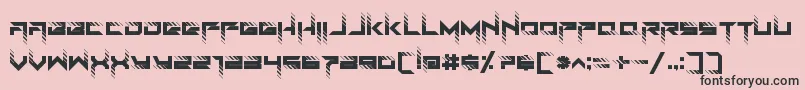 RoadTest Font – Black Fonts on Pink Background