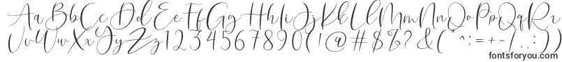 Шрифт Roberts Humter – рукописные шрифты