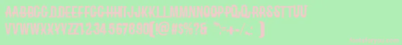 Robinson Font – Pink Fonts on Green Background