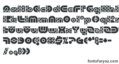 Robo Arriba font – funky Fonts