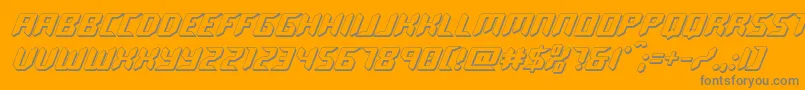 More about roboclone3d Font roboclone3d Font – Gray Fonts on Orange Background