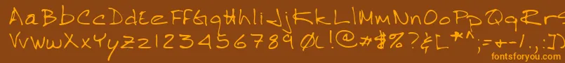 Подробнее о шрифте Lehn264 Шрифт Lehn264 – оранжевые шрифты на коричневом фоне