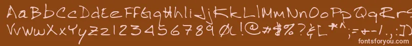 En savoir plus sur la police Lehn264 Police Lehn264 – polices roses sur fond brun