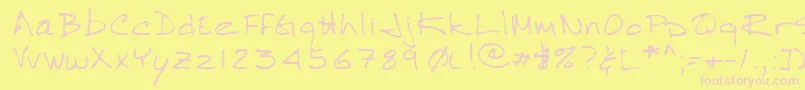 Más sobre la fuente Lehn264 fuente Lehn264 – Fuentes Rosadas Sobre Fondo Amarillo