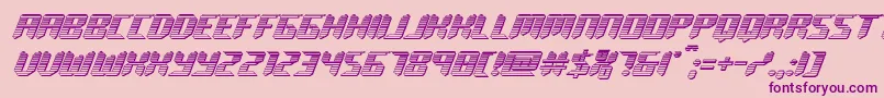 fuente roboclonechrome – Fuentes Moradas Sobre Fondo Rosa