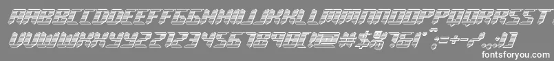 roboclonechrome Font – White Fonts on Gray Background