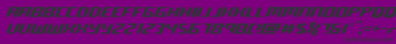 Police robocloneexpand – polices noires sur fond violet