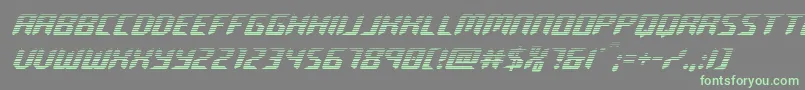 フォントroboclonegrad – 灰色の背景に緑のフォント