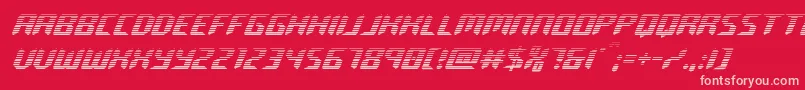 roboclonegrad Font – Pink Fonts on Red Background