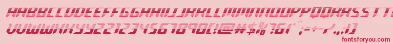 roboclonegrad Font – Red Fonts on Pink Background