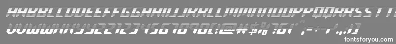 フォントroboclonegrad – 灰色の背景に白い文字