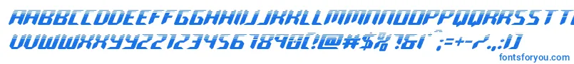 roboclonehalf Font – Blue Fonts on White Background