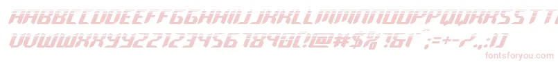 roboclonehalf Font – Pink Fonts on White Background