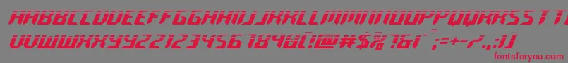 Шрифт roboclonehalf – красные шрифты на сером фоне