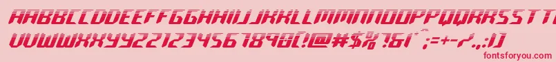 Шрифт roboclonehalf – красные шрифты на розовом фоне
