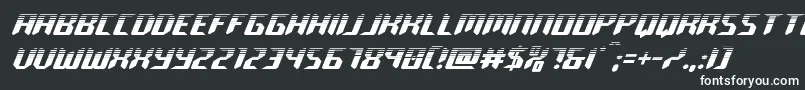 roboclonehalf Font – White Fonts on Black Background