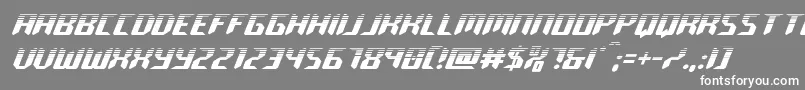 roboclonehalf Font – White Fonts on Gray Background